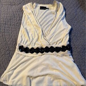 The Limited Cream Mesh Top